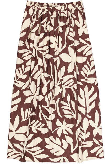 GARCIA Midirock mit Blätterprint M
