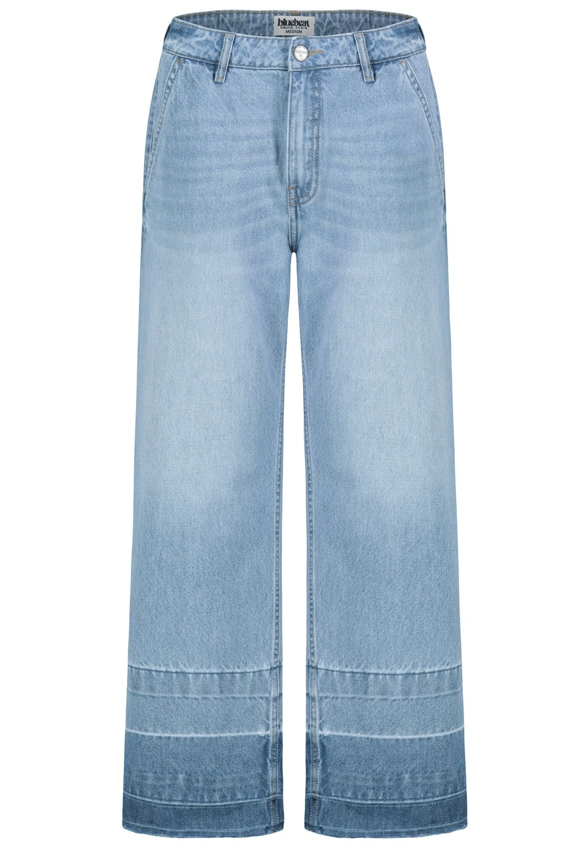 SUBLEVEL Damen, Hose Denim, light blue denim L219 S