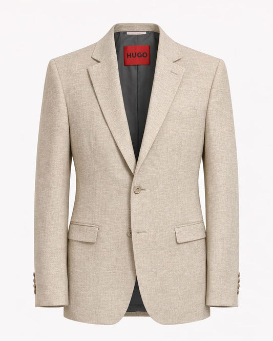 HUGO BOSS Sakko aus Sharkskin-Gewebe