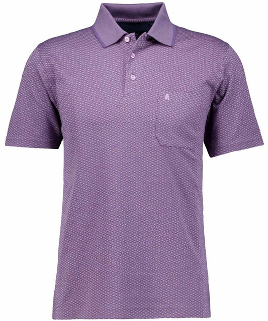 RAGMAN Softknit-Polo Jacquard XL