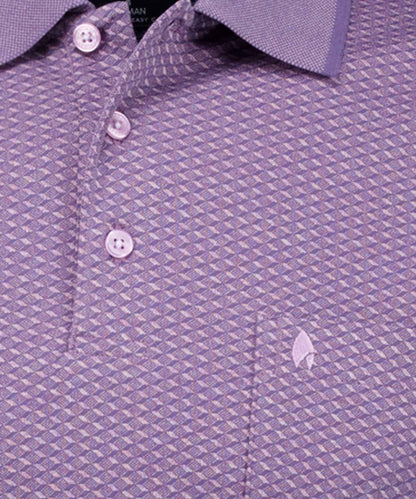 RAGMAN Softknit-Polo Jacquard