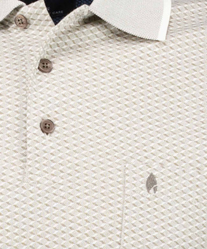 RAGMAN Softknit-Polo Jacquard