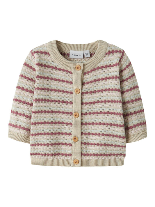 BESTSELLER NBFFLOWS LS KNIT CARD