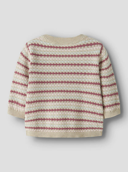 BESTSELLER NBFFLOWS LS KNIT CARD