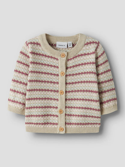 BESTSELLER NBFFLOWS LS KNIT CARD