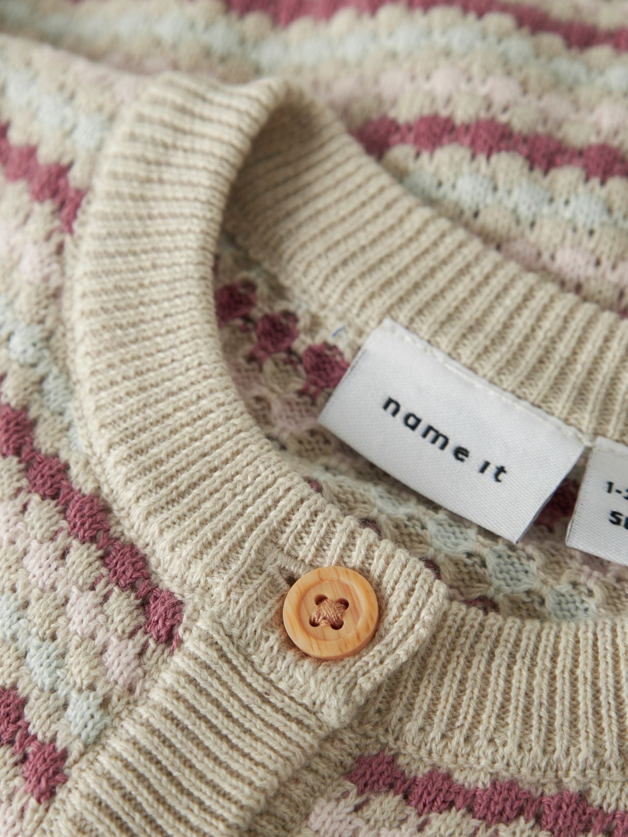 BESTSELLER NBFFLOWS LS KNIT CARD