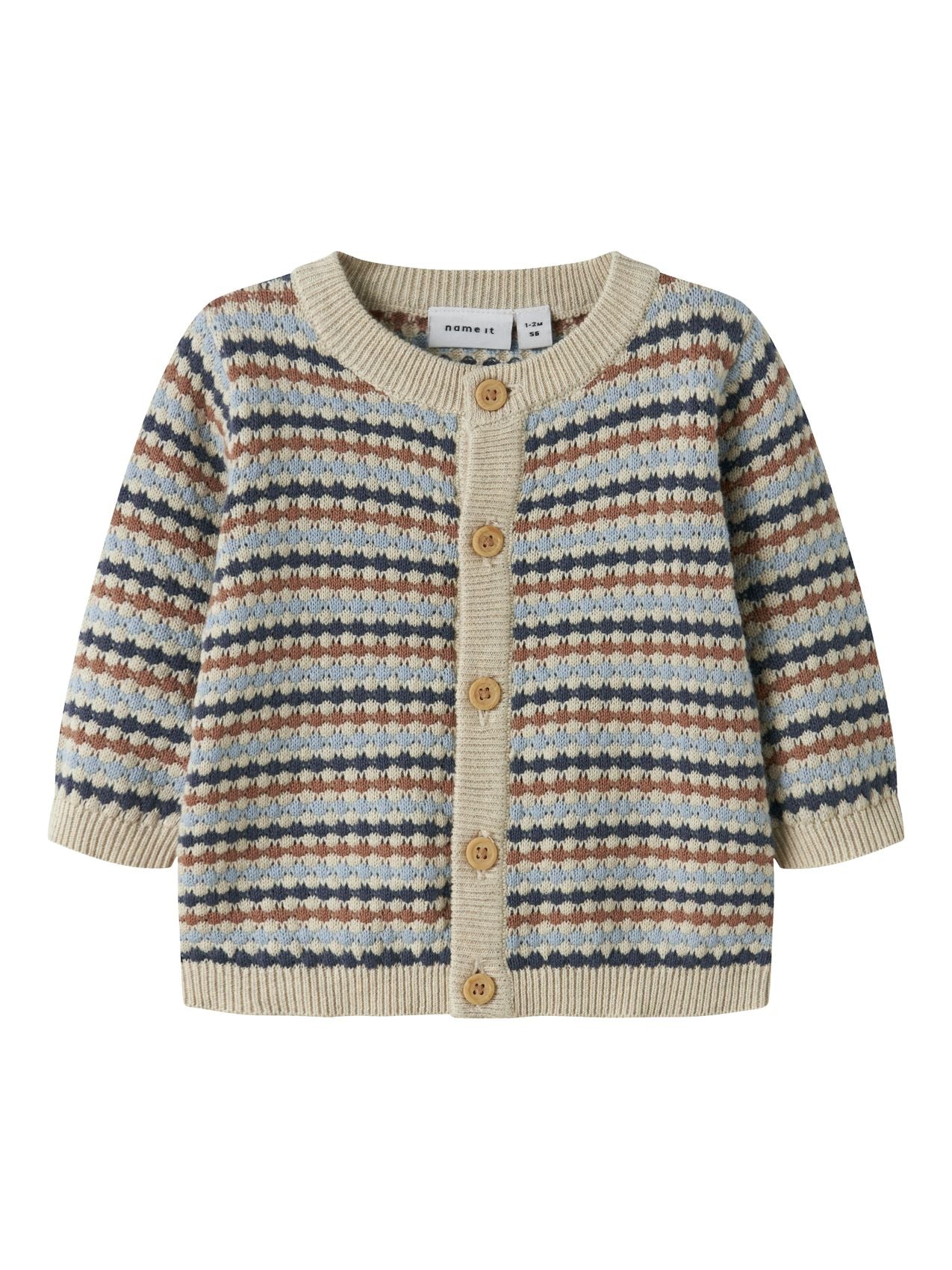 BESTSELLER NBMFLOWS LS KNIT CARD