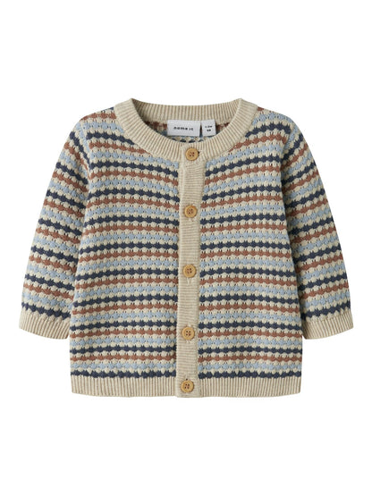 BESTSELLER NBMFLOWS LS KNIT CARD