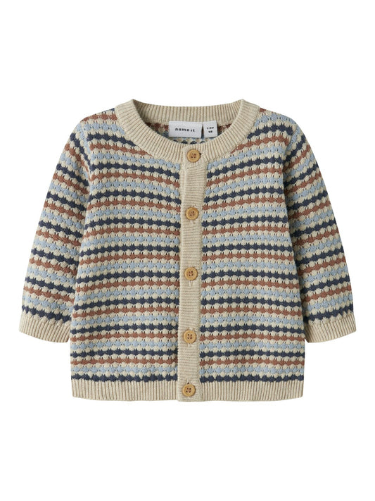 BESTSELLER NBMFLOWS LS KNIT CARD