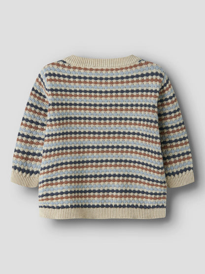 BESTSELLER NBMFLOWS LS KNIT CARD
