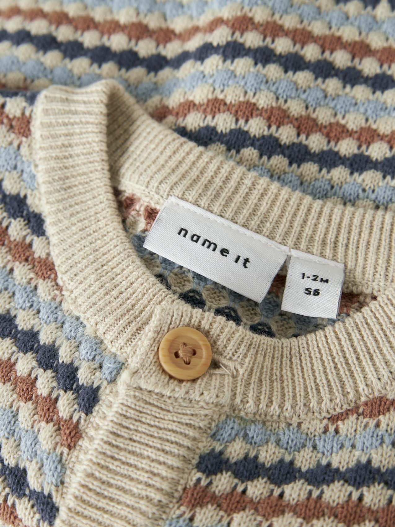 BESTSELLER NBMFLOWS LS KNIT CARD