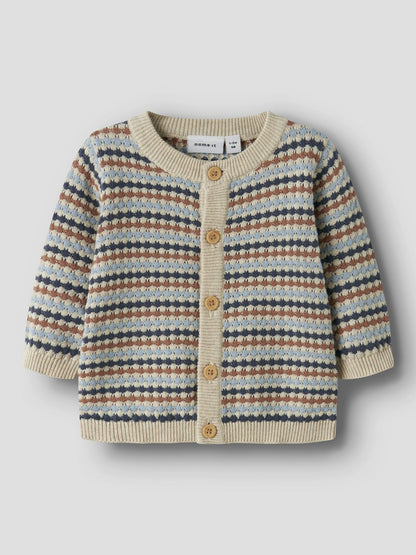 BESTSELLER NBMFLOWS LS KNIT CARD