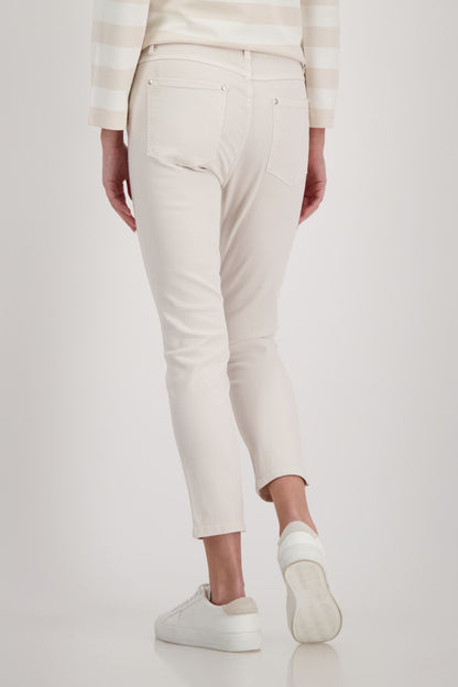 MONARI Hose, champagne beige