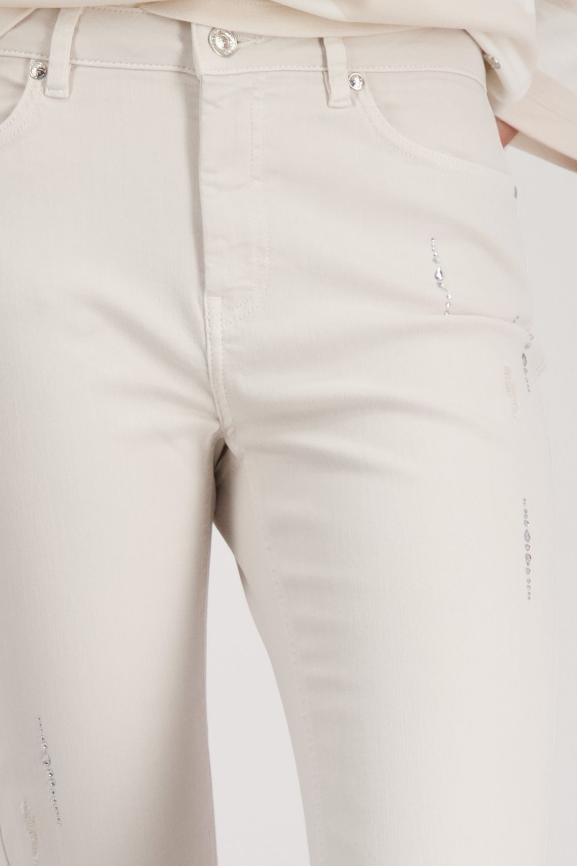 MONARI Hose, champagne beige