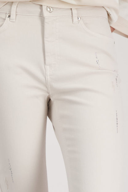 MONARI Hose, champagne beige