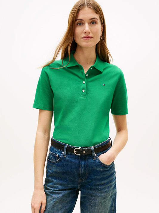 TOMMY HILFIGER Piqué-Poloshirt, Regular Fit, 1985 L