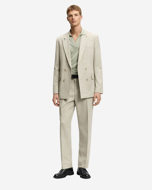 HUGO BOSS Sakko mit Fischgrät-Webstruktur