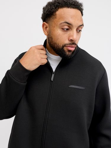 JACK & JONES JCOFUSION SCUBA SWEAT ZIP HIGH NEC PLS