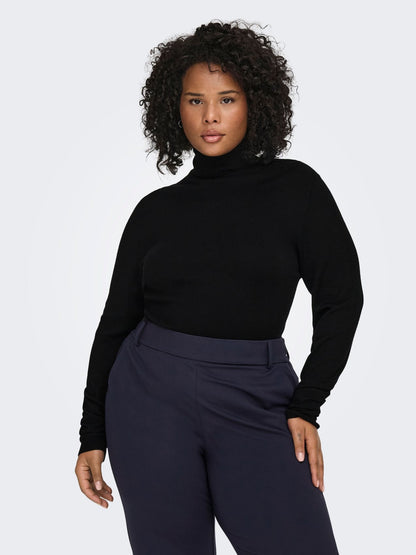 ONLY CARMAKOMA CARVENICE LS ROLL PULLOVER NOOS