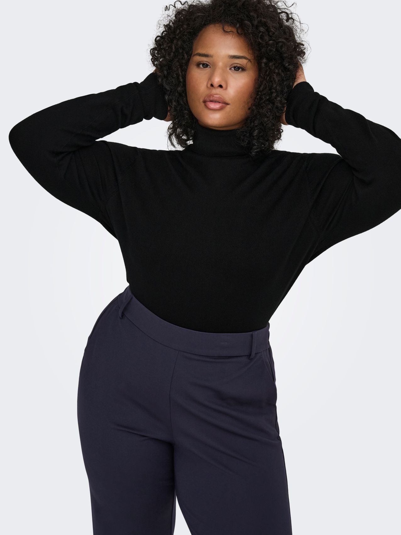 ONLY CARMAKOMA CARVENICE LS ROLL PULLOVER NOOS