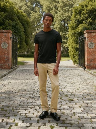 TOMMY HILFIGER CORE STRETCH SLIM C-NECK TEE S