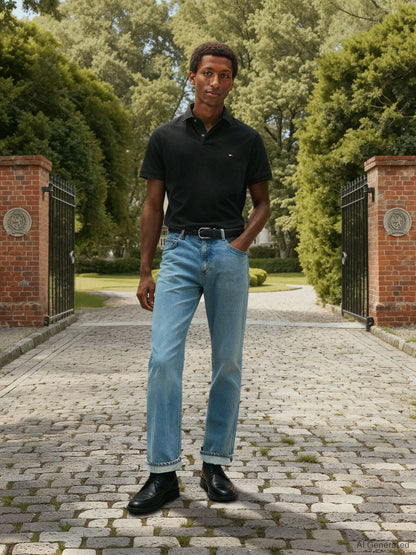 TOMMY HILFIGER 1985 Regular Fit Pique Polo Shirt