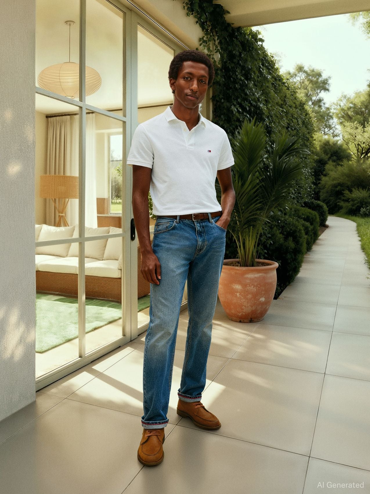TOMMY HILFIGER 1985 Slim Fit Pique Polo Shirt