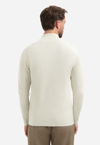 NO EXCESS Cardigan Full Zip Tuck Stitch