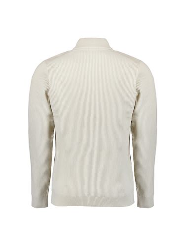 NO EXCESS Cardigan Full Zip Tuck Stitch