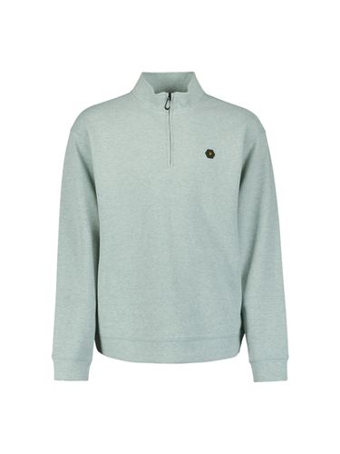 NO EXCESS Sweater Half Zip Melange XL