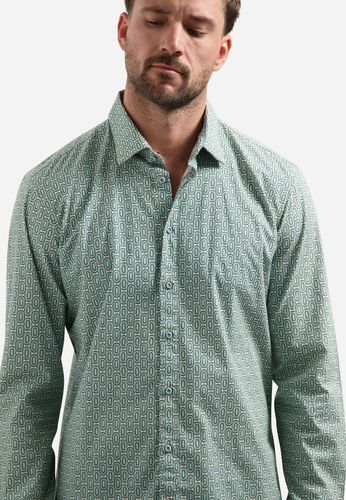 NO EXCESS Shirt Stretch Allover Printed