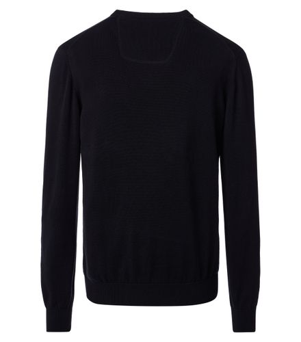 CASA MODA Pullover mit V-Ausschnitt uni 004430