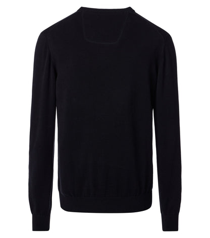CASA MODA Pullover mit V-Ausschnitt uni 004430