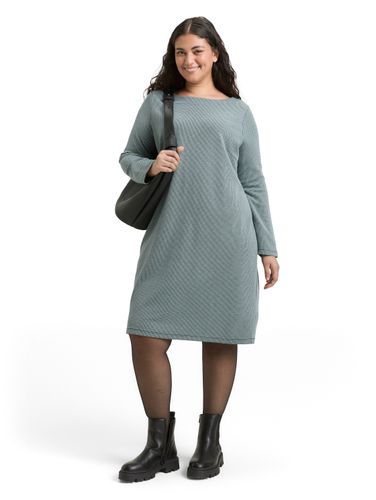 TOM TAILOR Plus Size - Mini-Kleid mit U-Boot-Ausschnitt