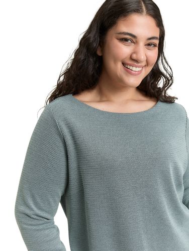 TOM TAILOR Plus Size - Mini-Kleid mit U-Boot-Ausschnitt