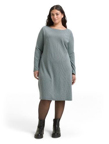 TOM TAILOR Plus Size - Mini-Kleid mit U-Boot-Ausschnitt
