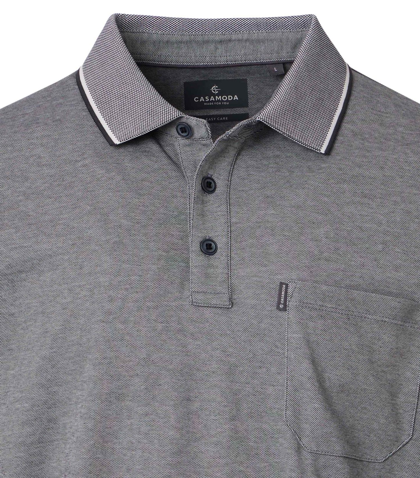 CASA MODA Polo-Shirt uni