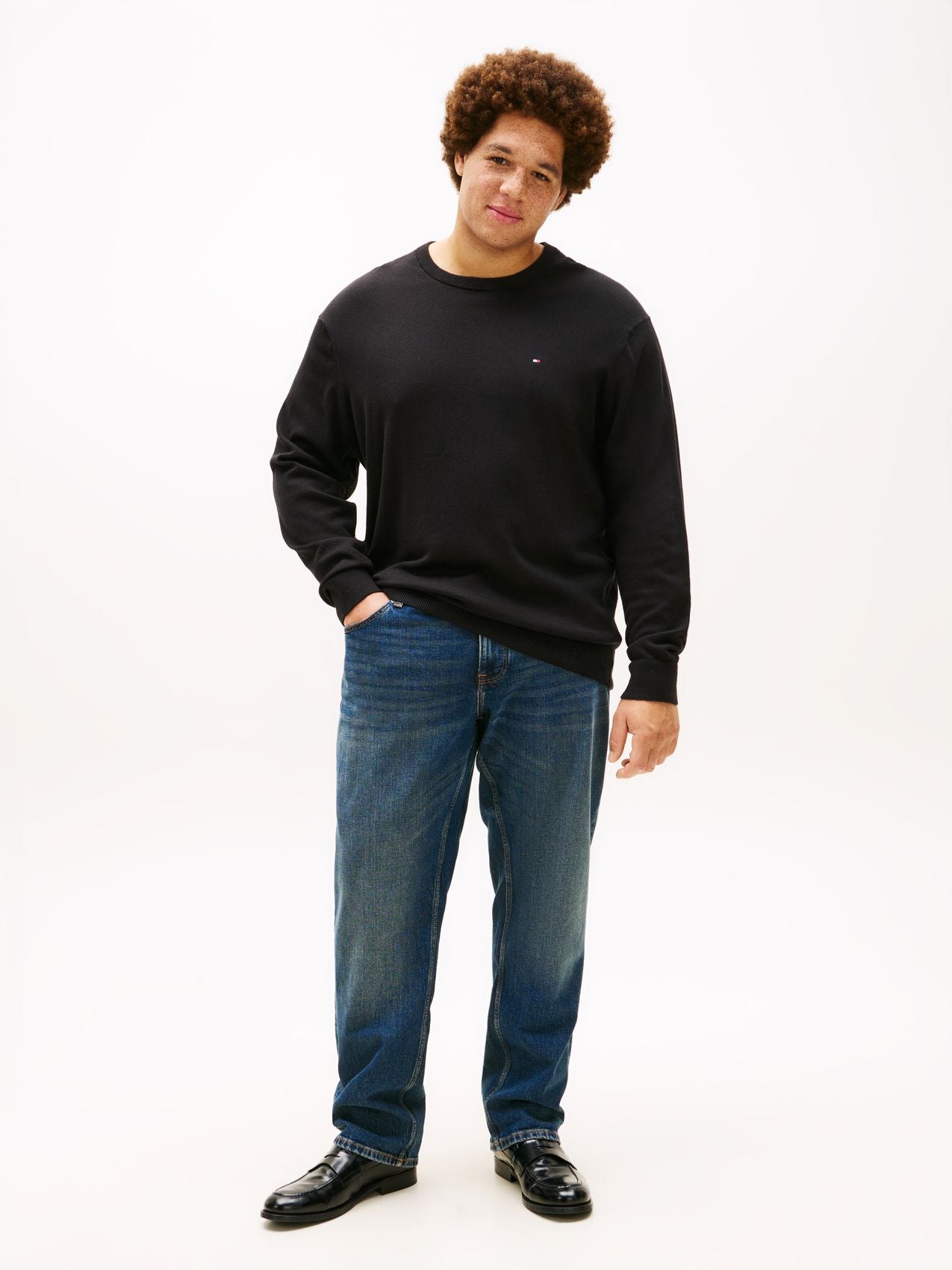 TOMMY HILFIGER BT-PIMA ORG CTN CASHMERE CN-B