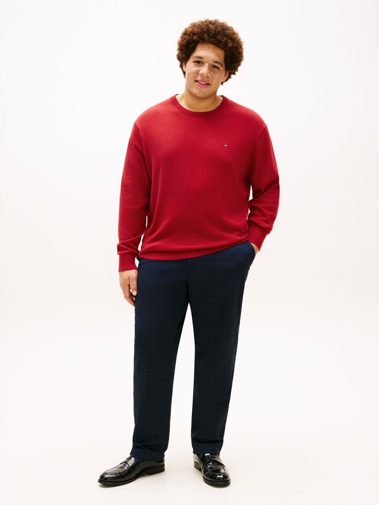 TOMMY HILFIGER BT-PIMA ORG CTN CASHMERE CN-B