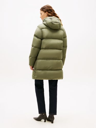 TOMMY HILFIGER Langer Daunenmantel mit Kapuze