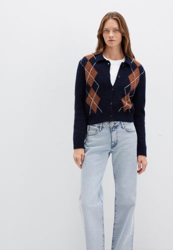 MAVI POLO NECK CARDIGAN S