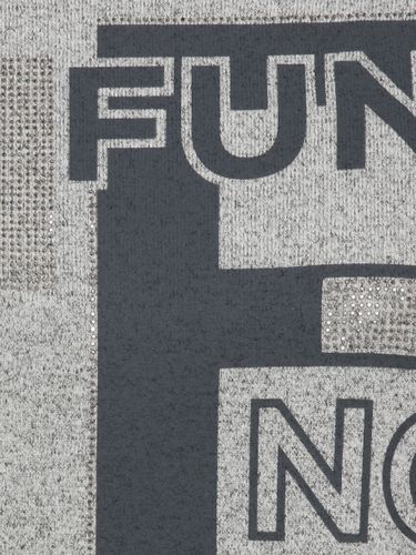 VIA APPIA Sweatshirt Kelchkragen 3/4 Arm