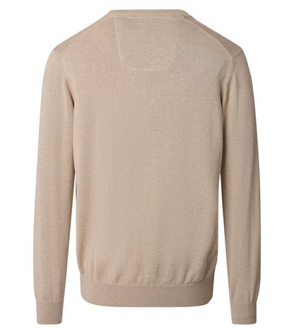 CASA MODA Pullover mit V-Ausschnitt uni 004430