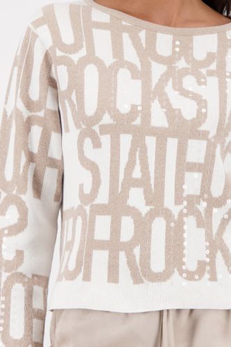 MONARI Pullover, lattemacchiato gemustert