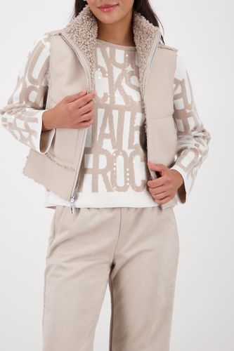 MONARI Weste, lattemacchiato 38