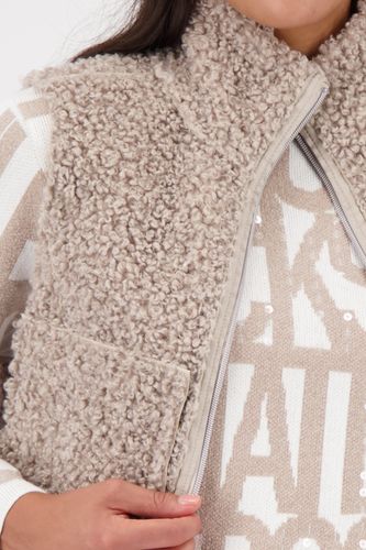 MONARI Weste, lattemacchiato