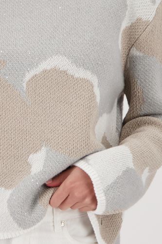 MONARI Pullover, lattemacchiato gemustert