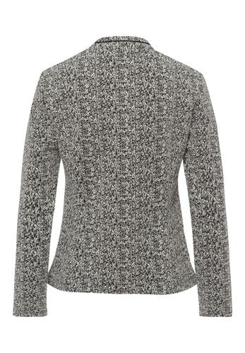 FRANK WALDER Jerseyjacke MODERN NEUTRALS in leicht taillierter Form