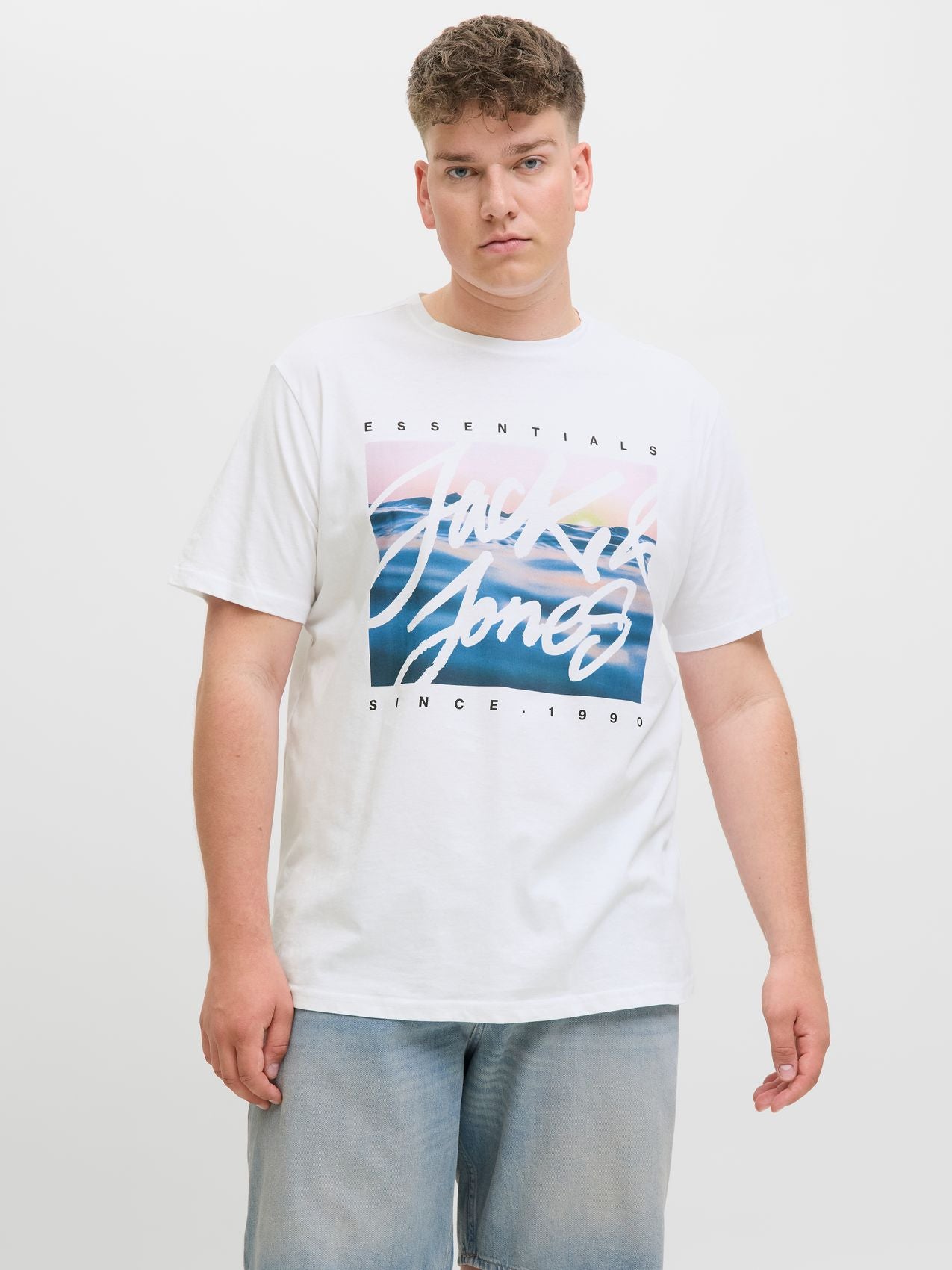 JACK & JONES JJCOLTON PHOTOPRINT TEE SS CREW NE PLS