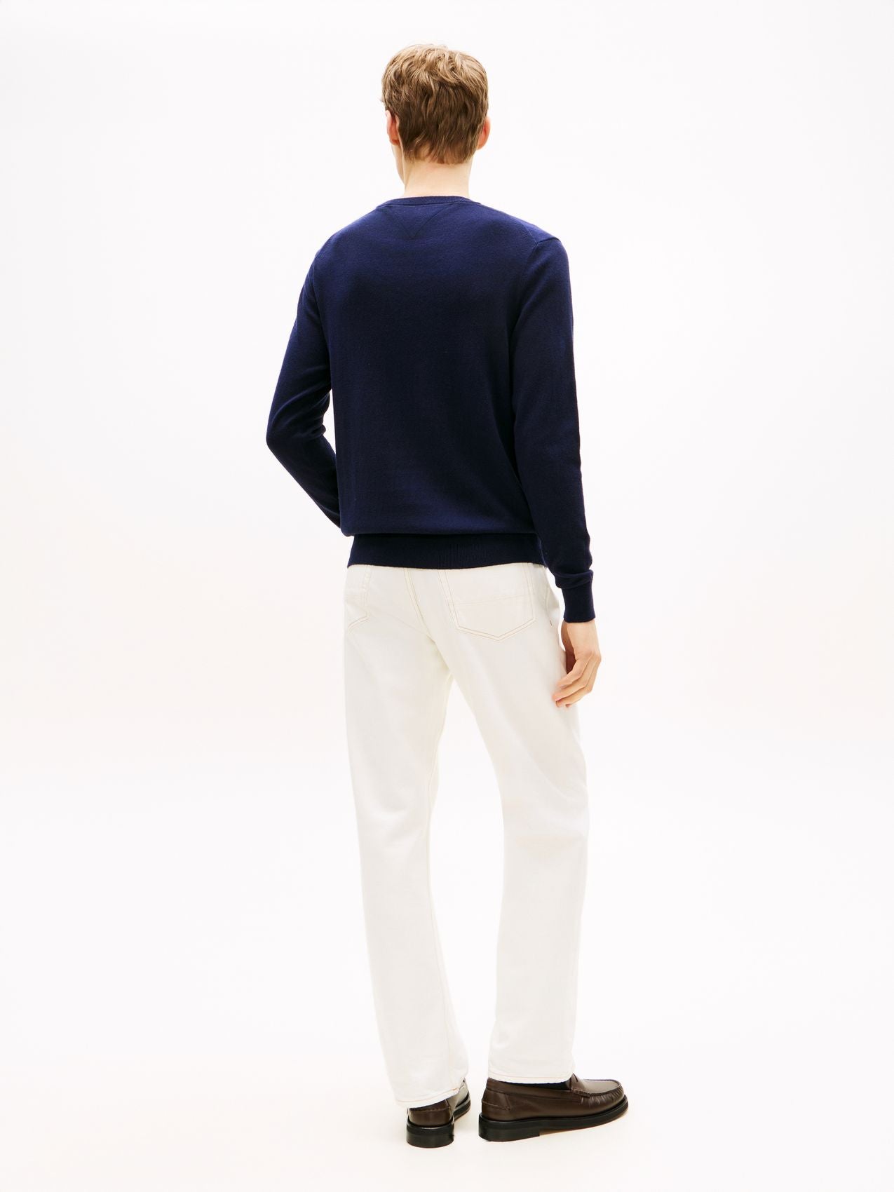 TOMMY HILFIGER PIMA ORG CTN CASHMERE CREW NECK
